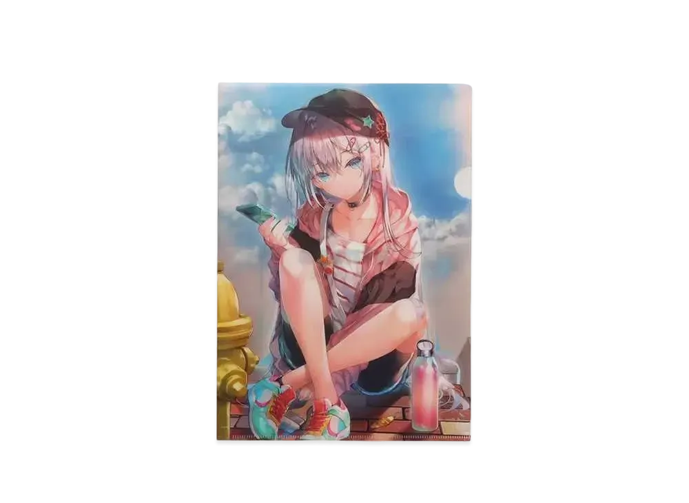 atmos x 100 Artists Exhibition Miwabe Sakura Clear File "Multi"