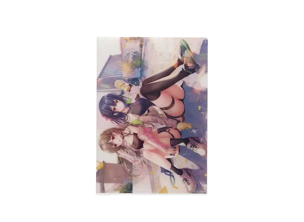 atmos x 100 Artists Exhibition Twin Box Clear File "Multi"