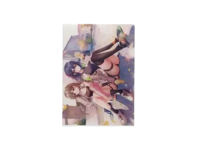 atmos x 100 Artists Exhibition Twin Box Clear File "Multi"