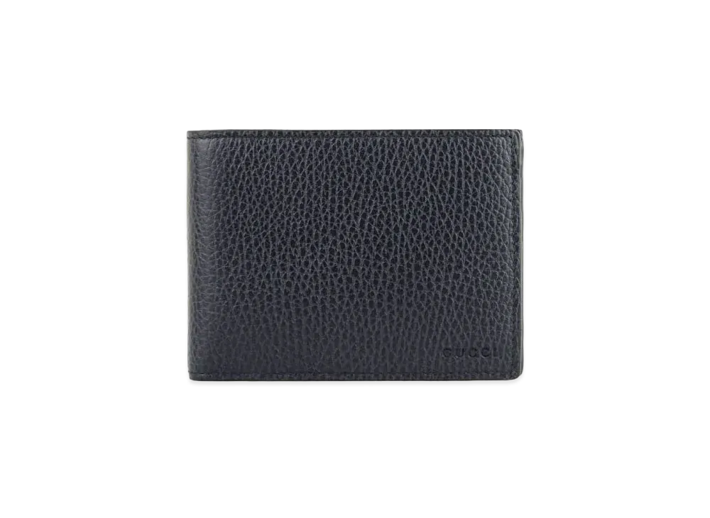 GUCCI Bi-fold Wallet Leather "Navy"