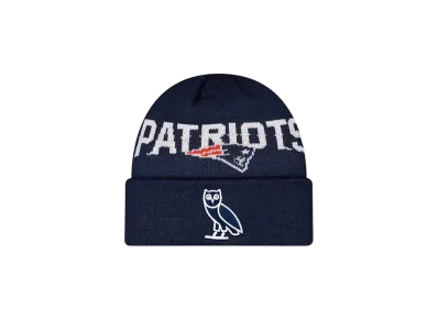 NEW ERA x OVO Cuff Knit NFL New England Patriots "Navy"