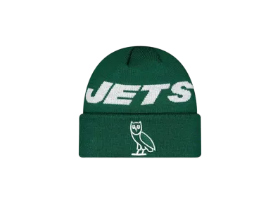 NEW ERA x OVO Cuff Knit NFL New York Jets "Green"