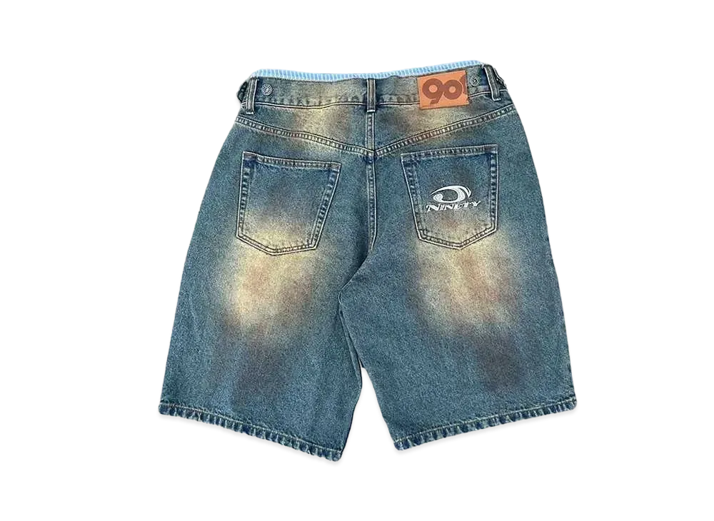 9090 Boxer Docked Denim Shorts "INDIGO MAD"
