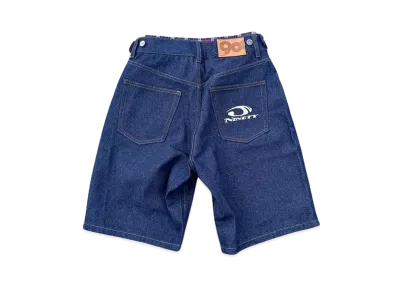 9090 Boxer Docked Denim Shorts "RIGID BLUE"
