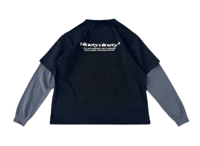 9090 Heisei Logo Docking L/S Tee "BLACK"