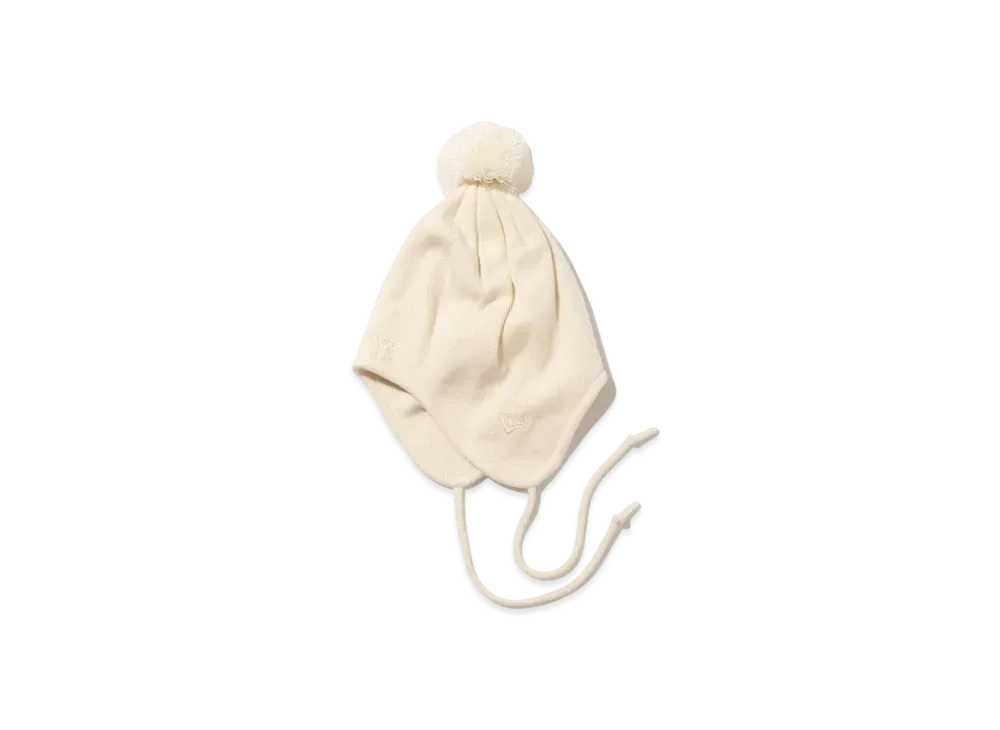 NEW ERA x Y's 24AW Flap Pom-Pom Knit "Ivory"