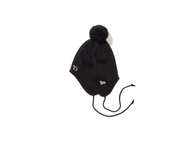 NEW ERA x Y's 24AW Flap Pom-Pom Knit "Black"