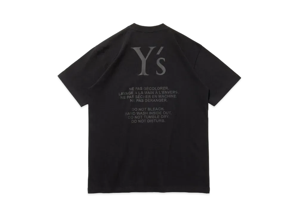 NEW ERA x Y's 24AW Short Sleeve Tee "Black"