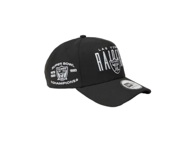 NEW ERA 9Forty A-Frame NFL Champions Las Vegas Raiders "Black"