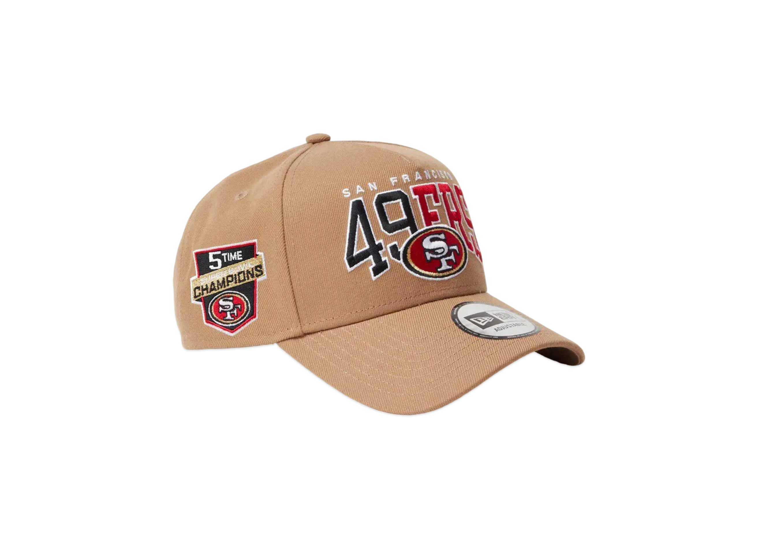 NEW ERA 9Forty A-Frame NFL Champions San Francisco 49ERS "Khaki"