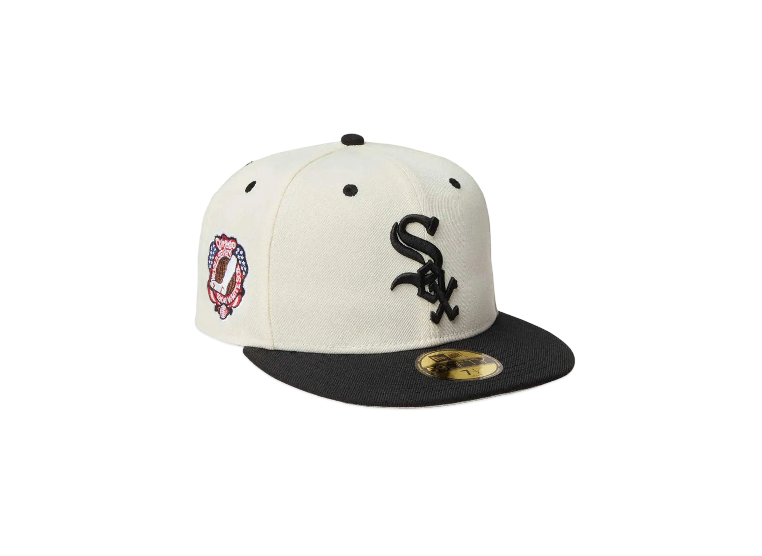 NEW ERA MLB Wool Visor 59Fifty Chicago White Sox "Chrome/Black"