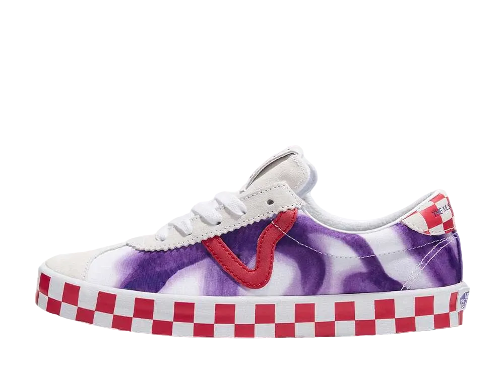 ザミュージアムビジター × バンズ スポーツロー "ホワイト/パープル"