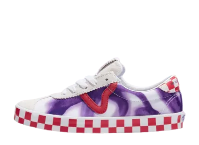 The Museum Visitor × Vans Sport Low "White/Purple"