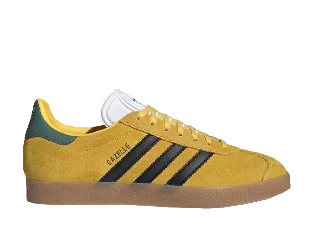 Jamaica Football Federation × adidas Gazelle "Spring Yellow/Core Black/Gum"