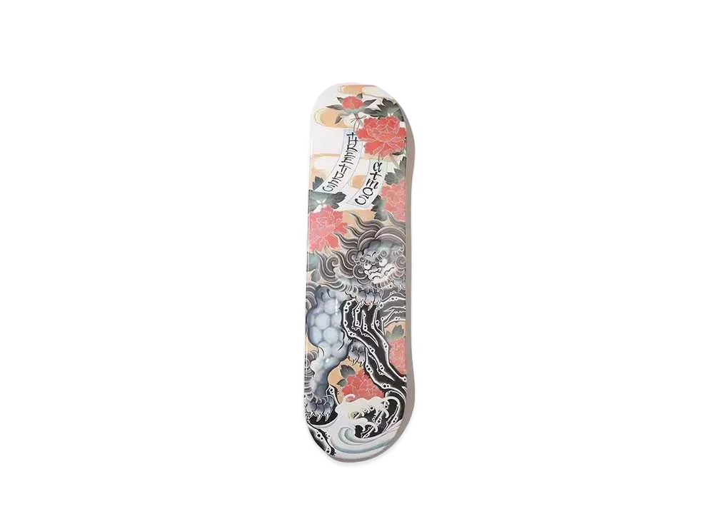 atmos x THREE TIDES TATTOO skateboard deck NAMI FOODOG "Multi"
