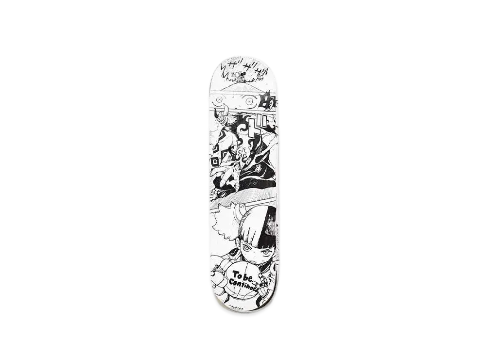 atmos x Acky Bright TOKYO23 Skateboard deck5 "Multi"