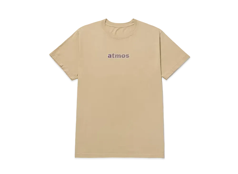 atmos x ALBINO & PRETO Script Tee "Sand"