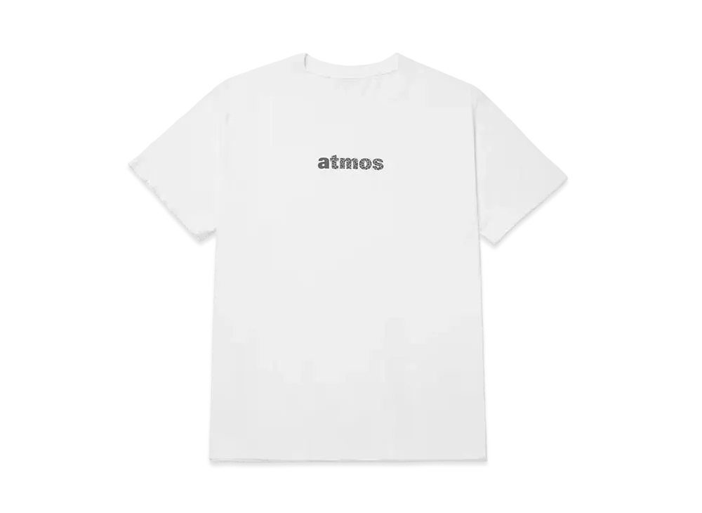 atmos x ALBINO & PRETO Script Tee "White"