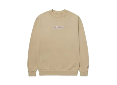 atmos x ALBINO & PRETO Script Crewneck "Sand"