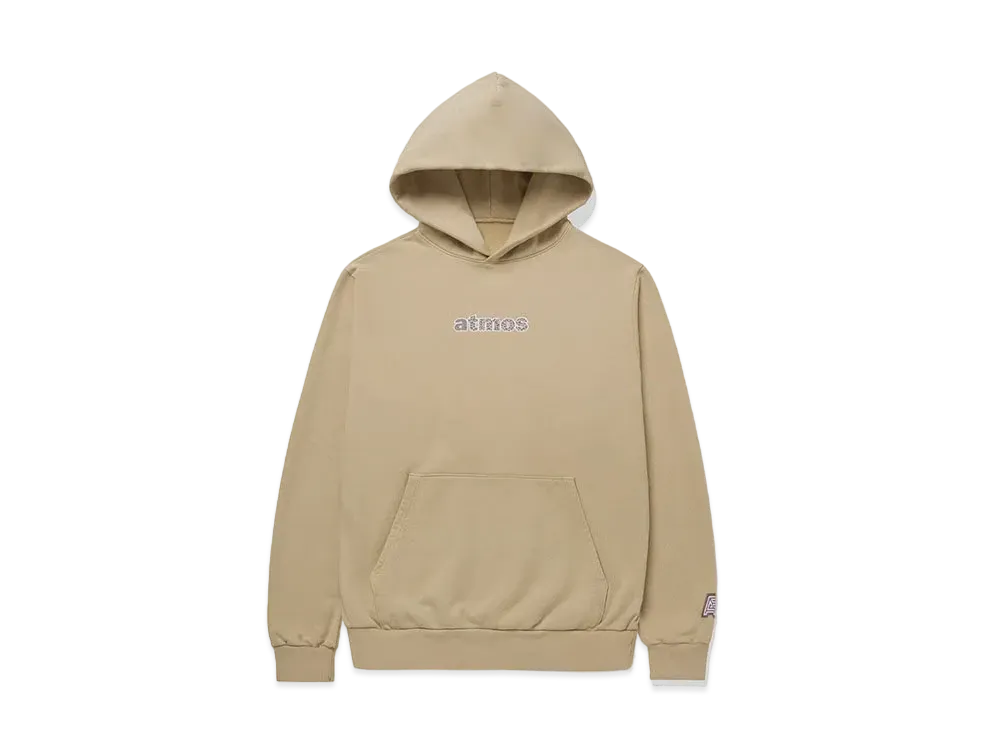 atmos x ALBINO & PRETO Script Hoodie "Sand"