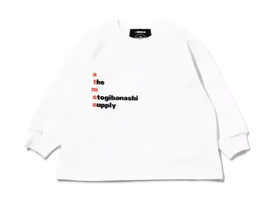 atmos x THE OTOGIBANASHI SUPPLY L/S Kids Tee "White"
