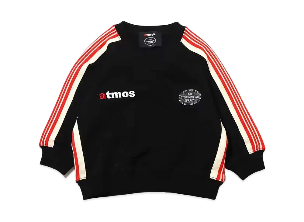 atmos x THE OTOGIBANASHI SUPPLY Kids Crew Neck Sweat "Black"