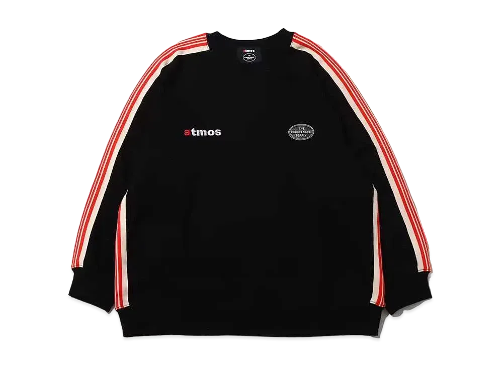 atmos x THE OTOGIBANASHI SUPPLY Crew Neck Sweat "Black"
