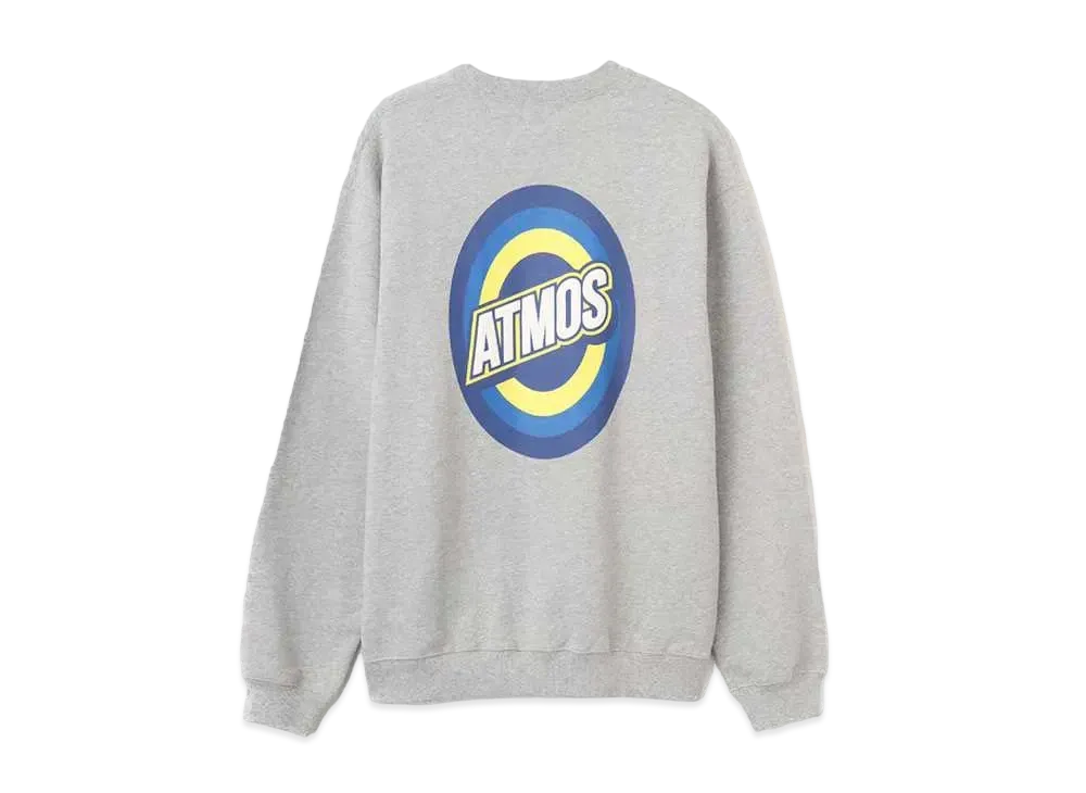 atmos Circle Gradient Logo Sweatshirt "Gray"