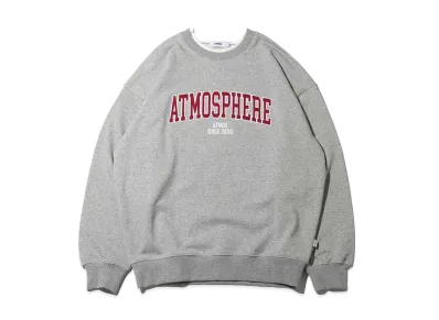 atmos Vintage college logo Sweatshirt "Gray"