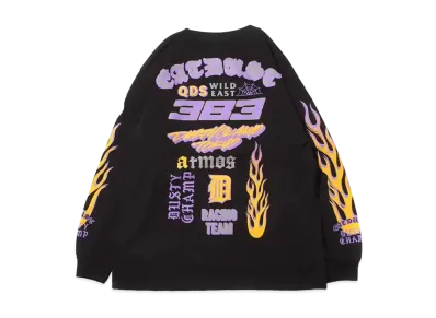 atmos x Dusty Champ L/S Tee "Black"