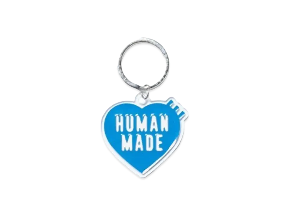 HUMAN MADE Heart Keyring "Blue"