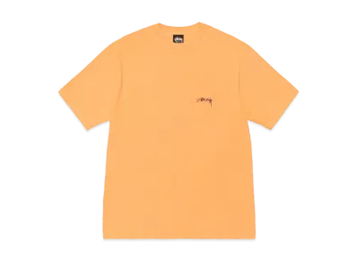 Stussy Smooth Stock Pigment Dyed Tee "Orange" (FA24)