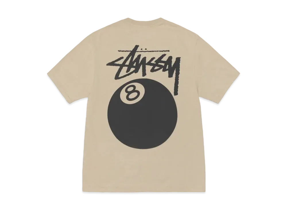 Stussy 8 Ball Tee Pigment Dyed "Khaki" (FA24)
