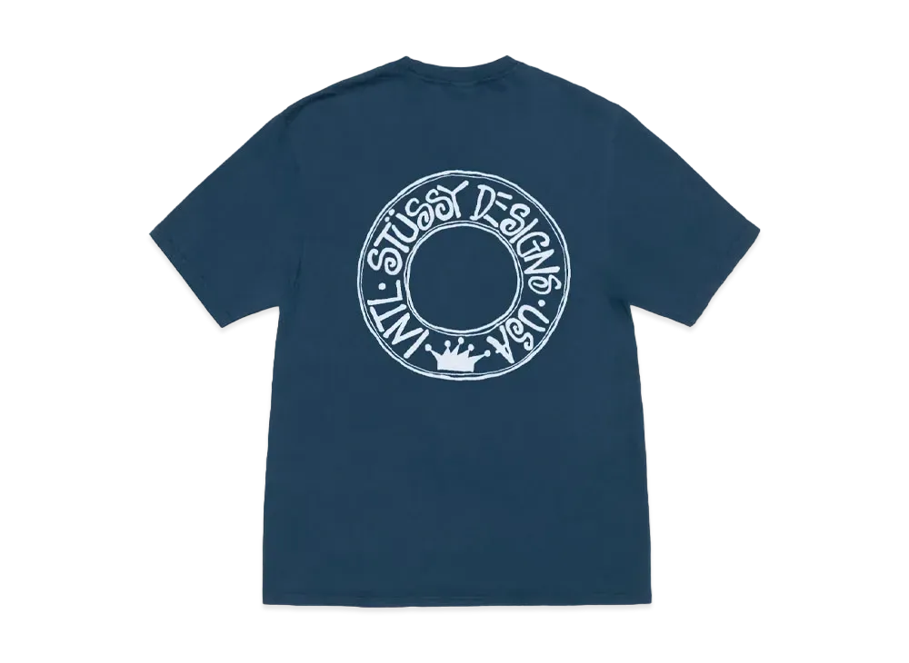 Stussy Buana Pigment Dyed Tee "Navy" (FA24)