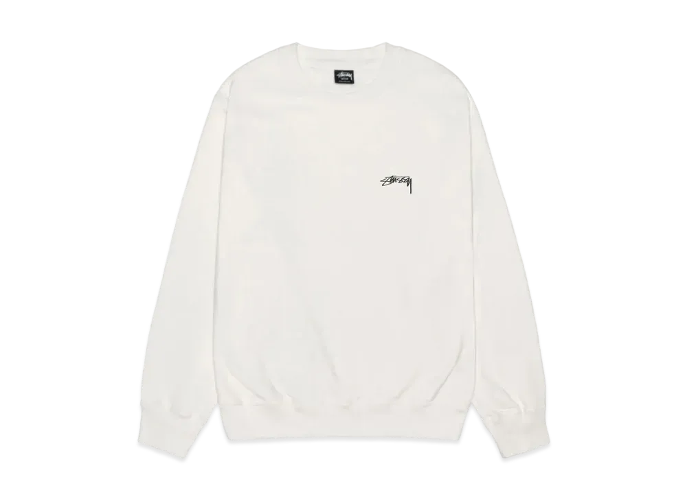 Stussy Smooth Stock Pigment Dyed Crew "Natural" (FA24)