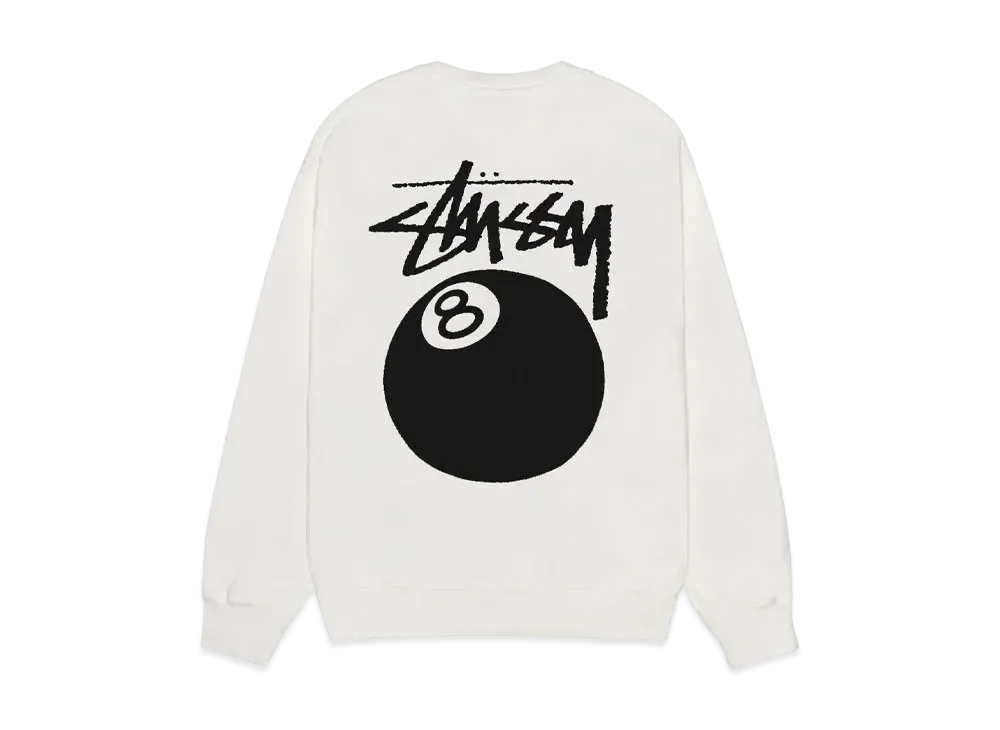 Stussy 8 Ball Pigment Dyed Crew "Natural" (FA24)