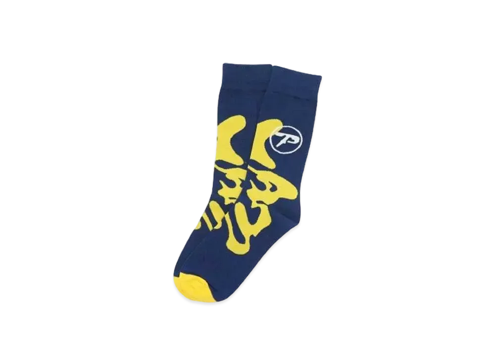 P.A.M. MELT PAM DRESS SOCK "NAVY"
