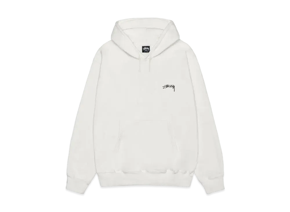 Stussy Smooth Stock Pigment Dyed Hoodie "Natural" (FA24)