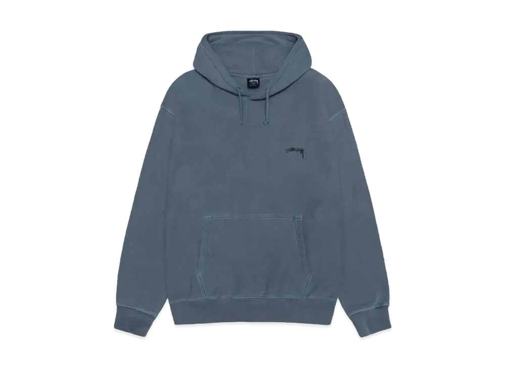 Stussy Smooth Stock Pigment Dyed Hoodie "Navy" (FA24)