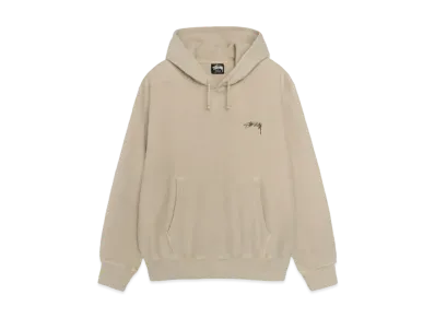 Stussy Smooth Stock Pigment Dyed Hoodie "Khaki" (FA24)