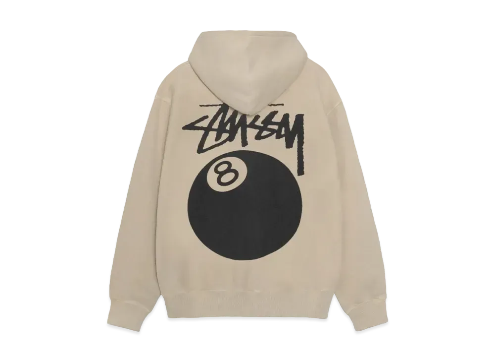 Stussy 8 Ball Pigment Dyed Hoodie "Khaki" (FA24)