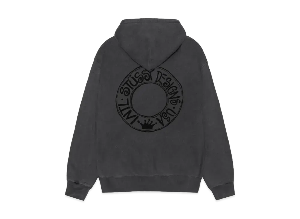 Stussy Buana Pigment Dyed Hoodie "Black" (FA24)