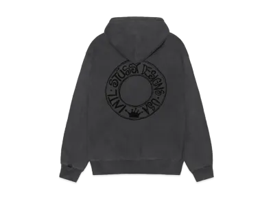 Stussy Buana Pigment Dyed Hoodie "Black" (FA24)