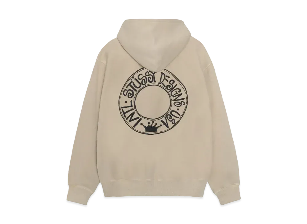 Stussy Buana Pigment Dyed Hoodie "Khaki" (FA24)