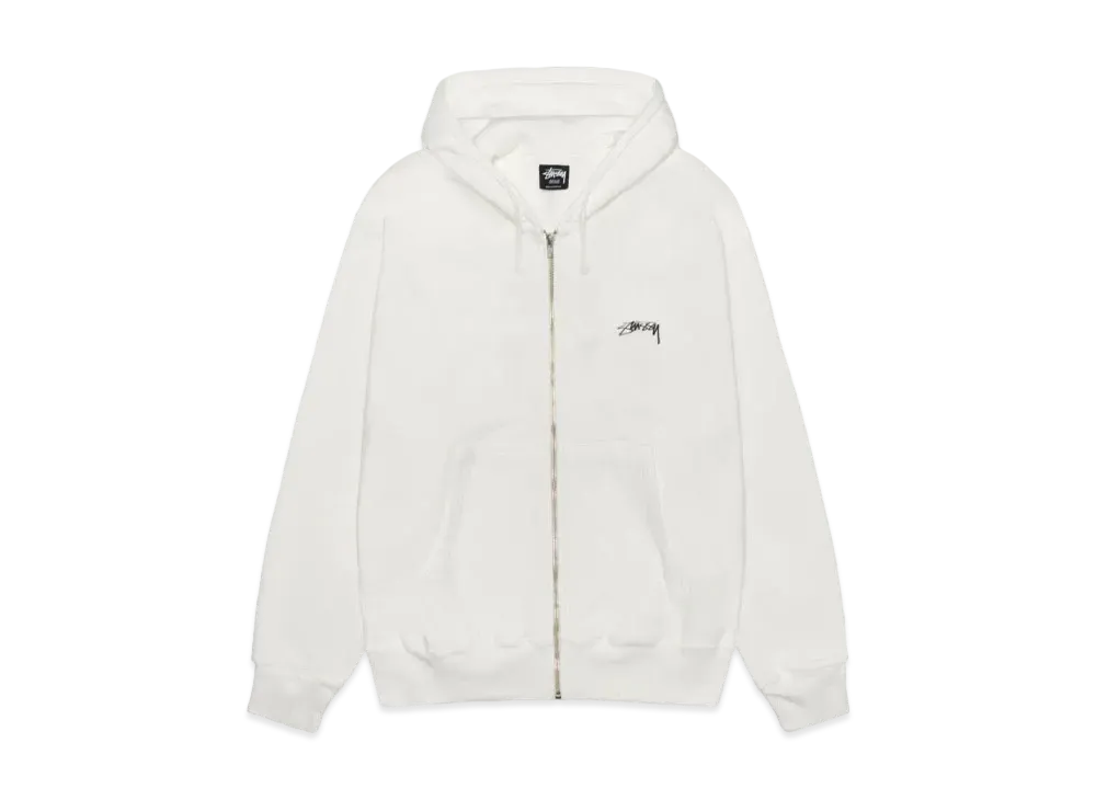 Stussy Smooth Stock Pigment Dyed Zip Hoodie "Natural" (FA24)