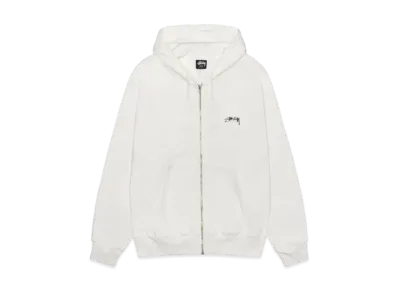 Stussy Smooth Stock Pigment Dyed Zip Hoodie "Natural" (FA24)