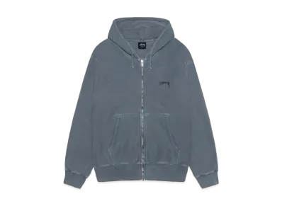Stussy Smooth Stock Pigment Dyed Zip Hoodie "Navy" (FA24)