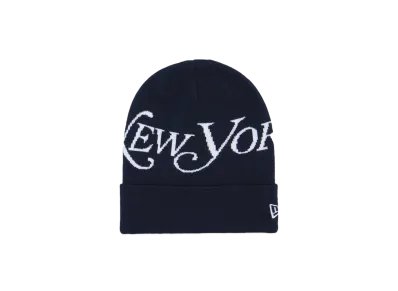NEW ERA BC KNIT BIG LOGO NYMG "NAVY"