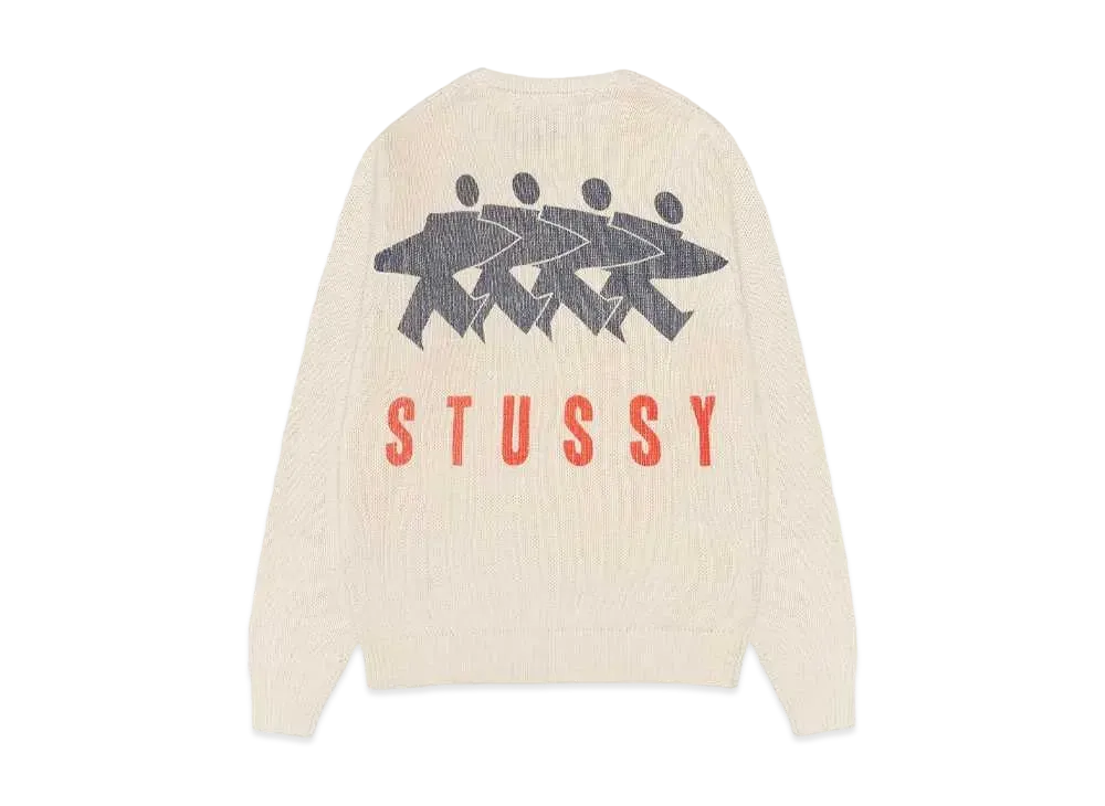Stussy Surfman Icon Sweater "Ivory" (FA24)