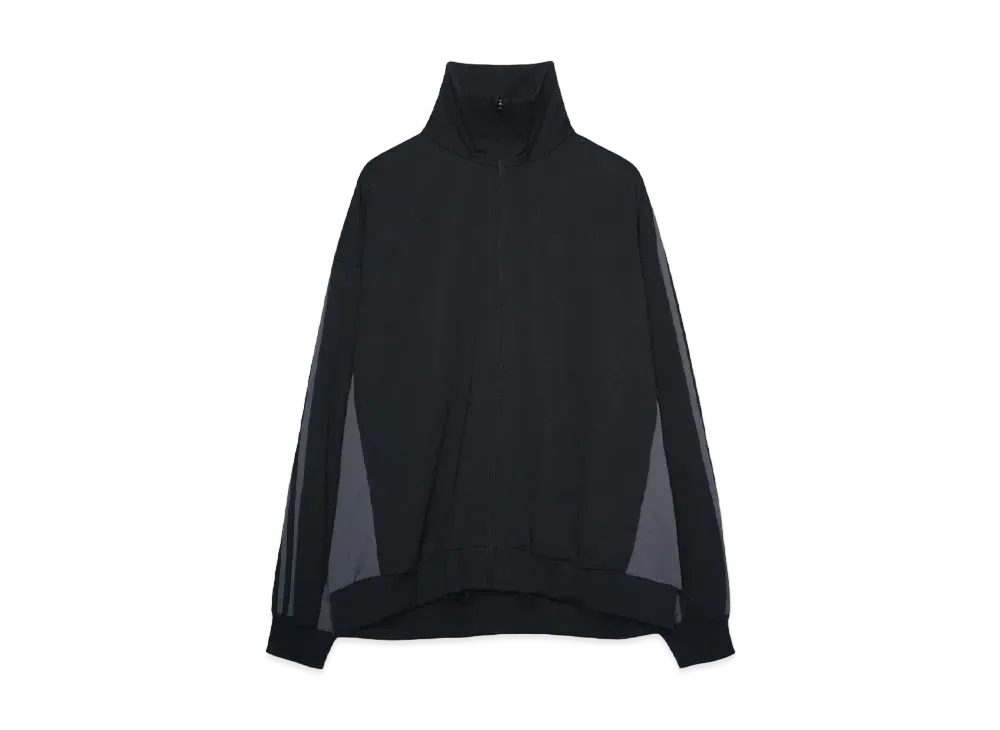 LAD MUSICIAN ESTER JERSEY TRACK JACKET "BLACK x GRAY"